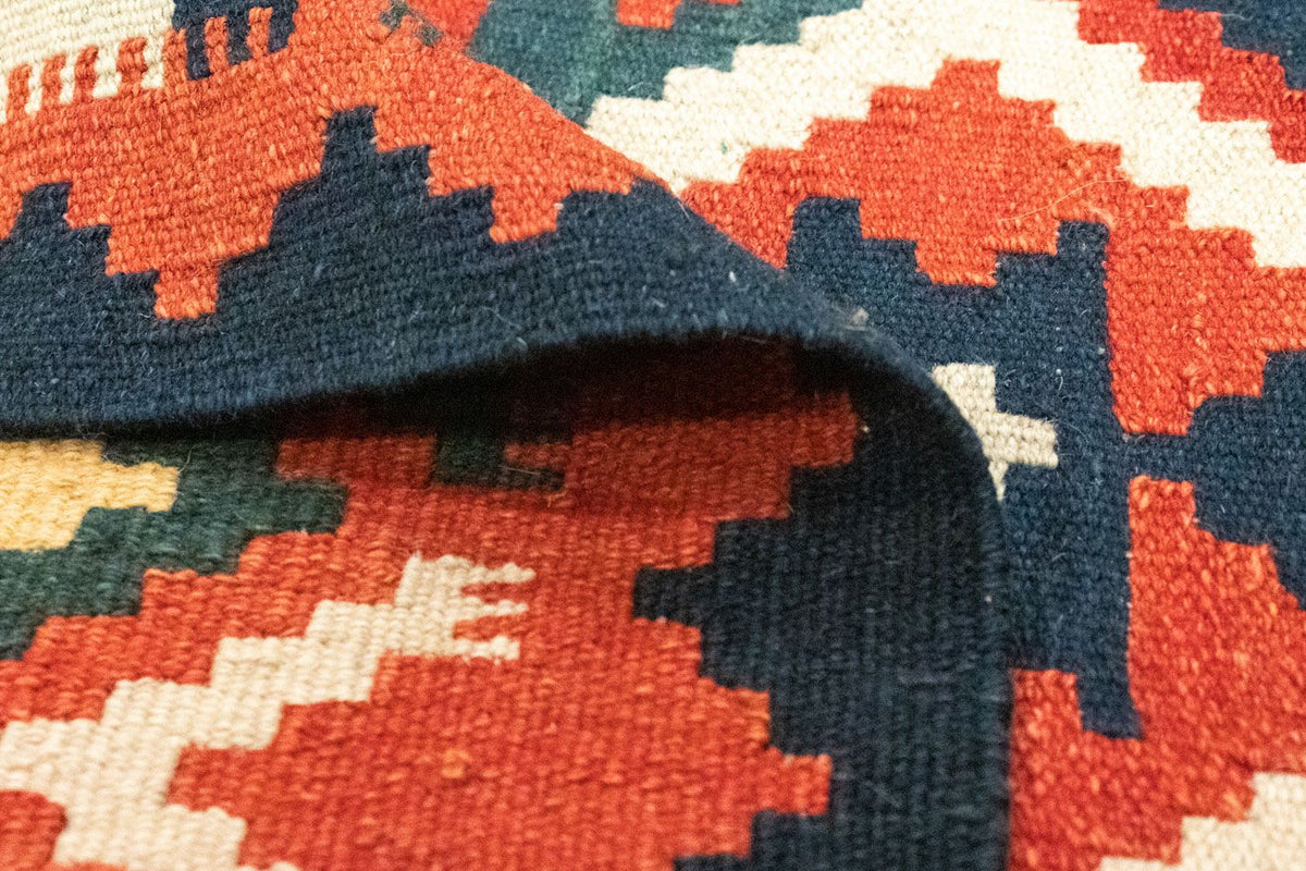 Dywan Kelim - Orientalny - 260 x 180 cm - pomarańczowy