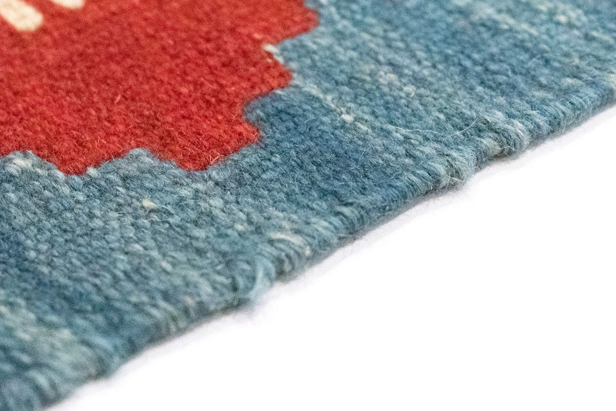 Dywan Kelim - Orientalny - 258 x 170 cm - pomarańczowy