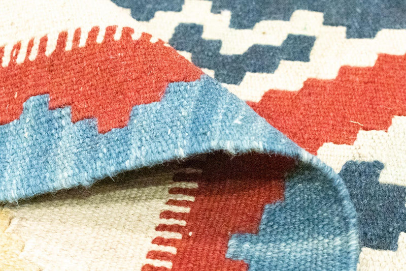 Dywan Kelim - Orientalny - 258 x 170 cm - pomarańczowy