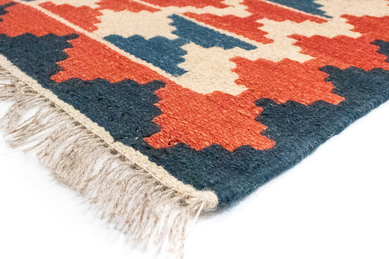 Dywan Kelim - Orientalny - 240 x 170 cm - pomarańczowy