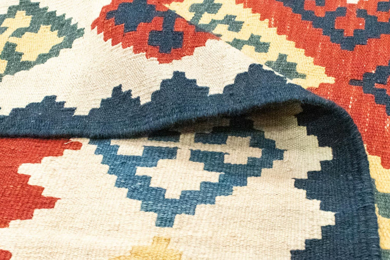 Dywan Kelim - Orientalny - 265 x 175 cm - pomarańczowy