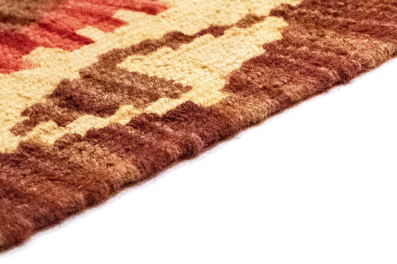 Dywan Kelim - Orientalny - 229 x 174 cm - pomarańczowy