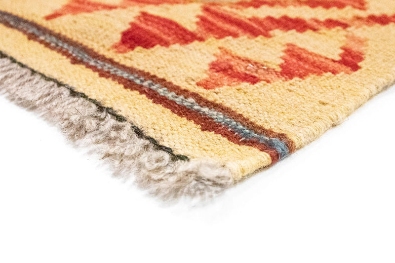 Dywan Kelim - Orientalny - 255 x 153 cm - pomarańczowy