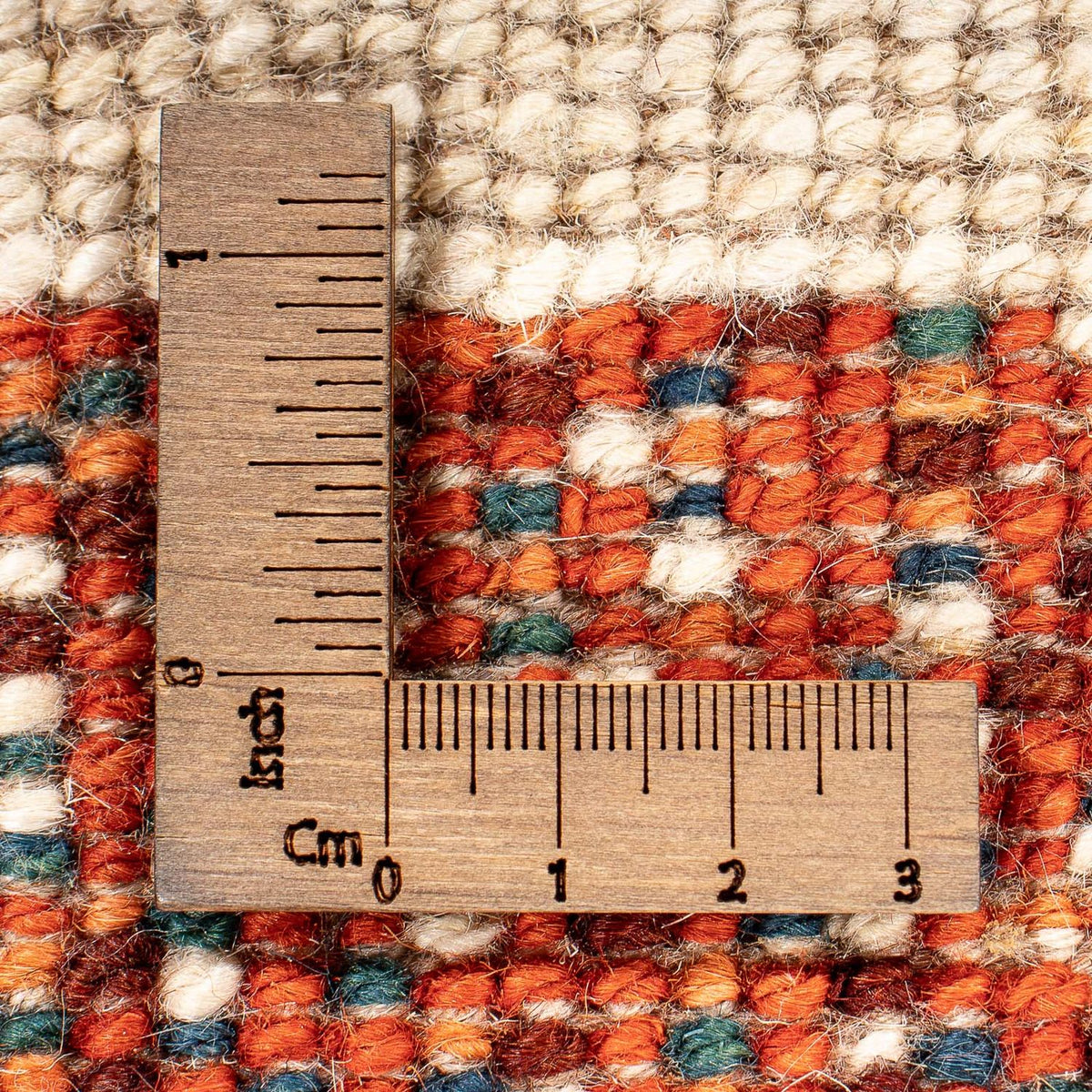 Dywan Gabbeh - perski - 102 x 57 cm - beżowy