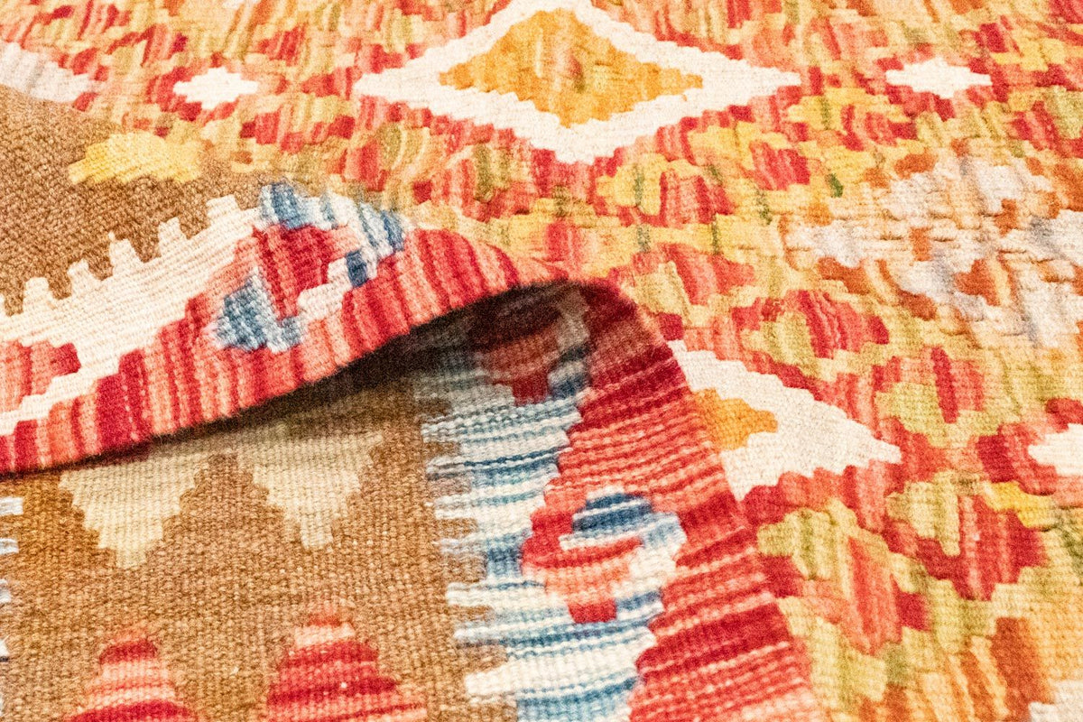 Dywan Kelim - Orientalny - 252 x 162 cm - złoto