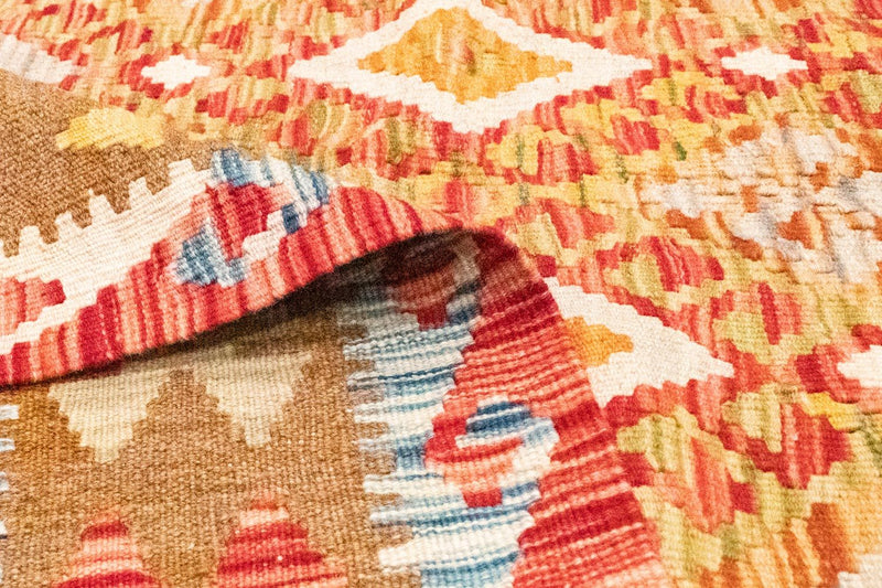 Dywan Kelim - Orientalny - 252 x 162 cm - złoto