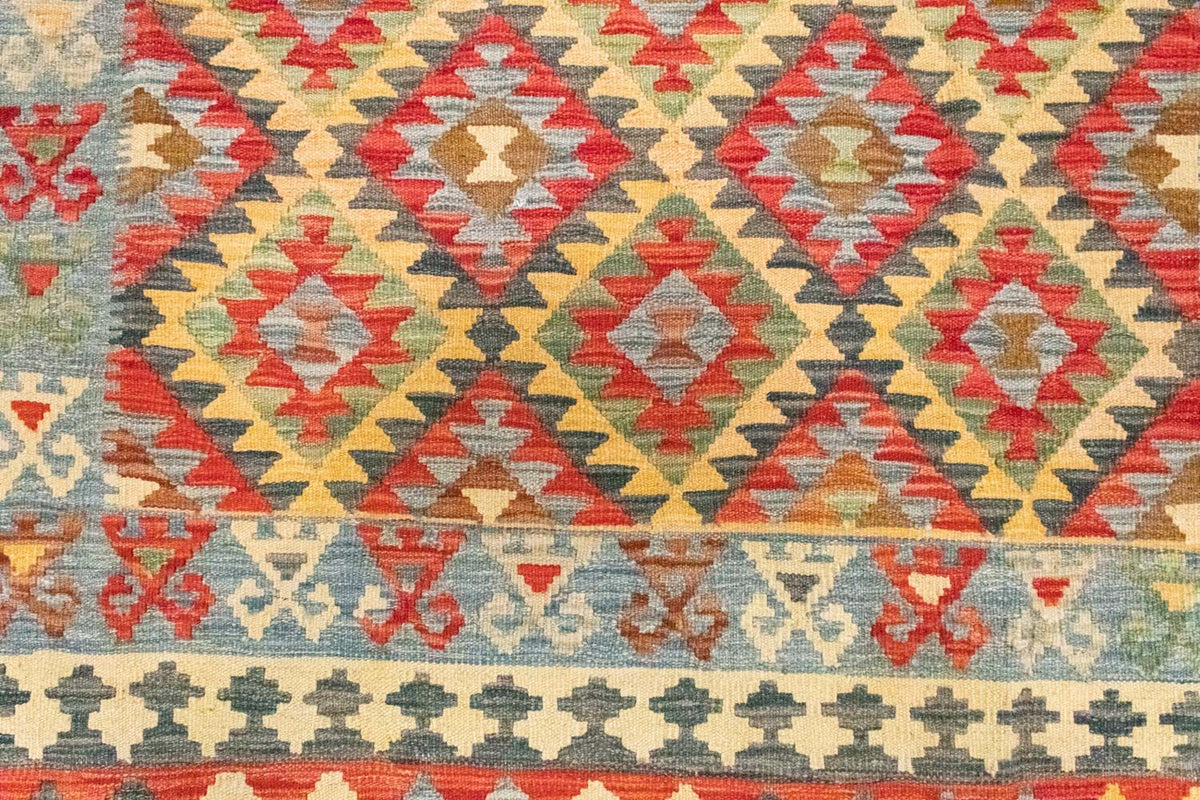 Dywan Kelim - Orientalny - 305 x 195 cm - złoto