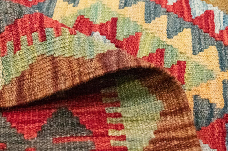 Dywan Kelim - Orientalny - 305 x 195 cm - złoto