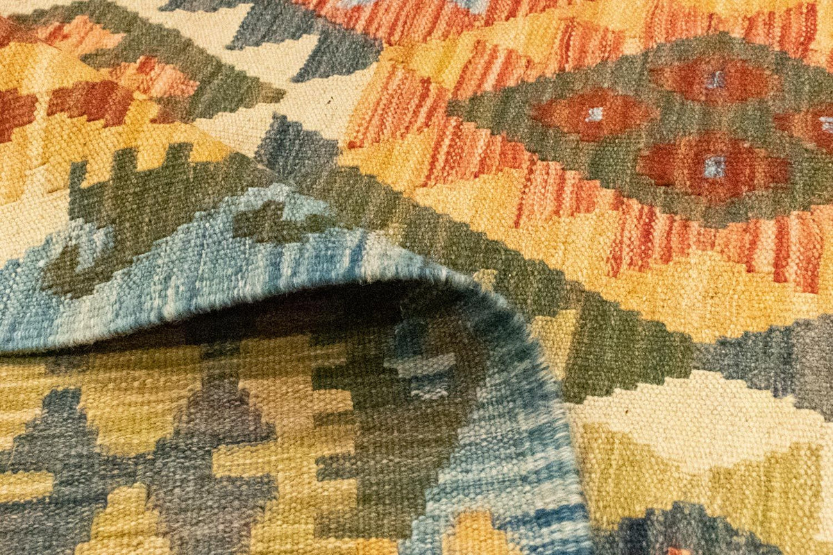 Dywan Kelim - Orientalny - 296 x 197 cm - wielokolorowy