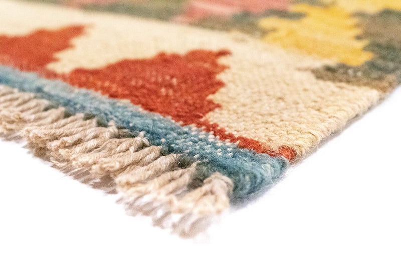 Dywan Kelim - Orientalny - 287 x 201 cm - brązowy