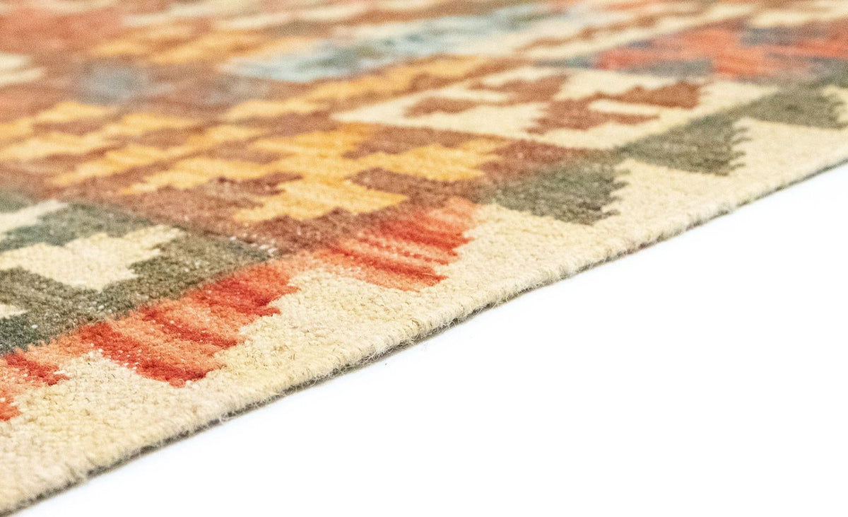 Dywan Kelim - Orientalny - 295 x 202 cm - brązowy