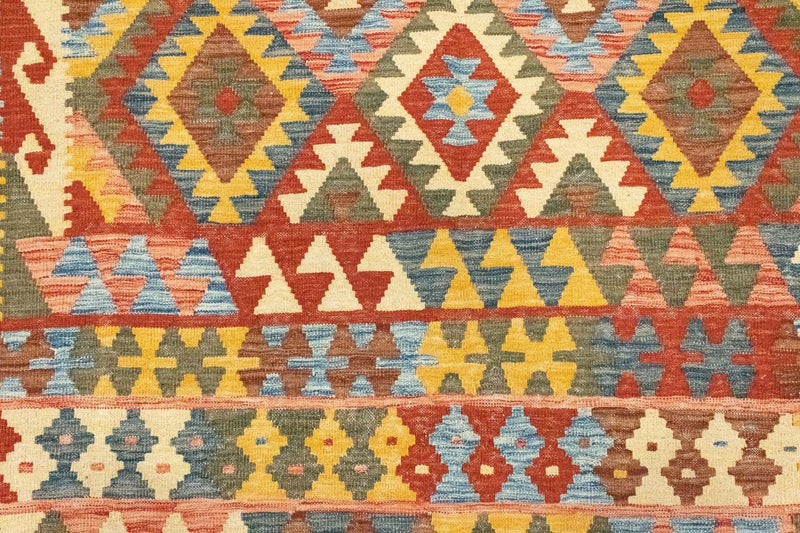 Dywan Kelim - Orientalny - 300 x 207 cm - brązowy