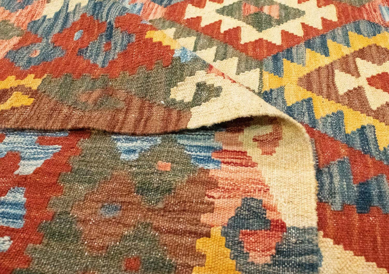 Dywan Kelim - Orientalny - 300 x 207 cm - brązowy