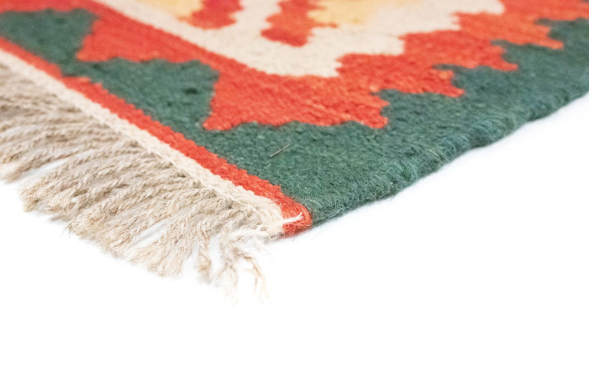 Dywan Kelim - Orientalny - 300 x 208 cm - pomarańczowy