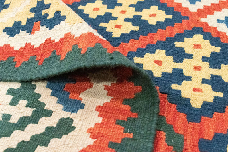 Dywan Kelim - Orientalny - 300 x 208 cm - pomarańczowy