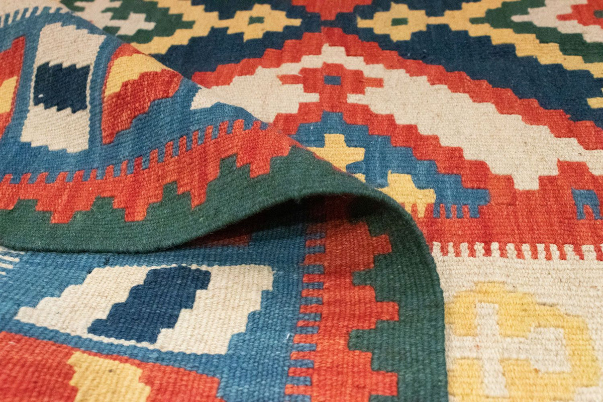 Dywan Kelim - Orientalny - 300 x 205 cm - pomarańczowy