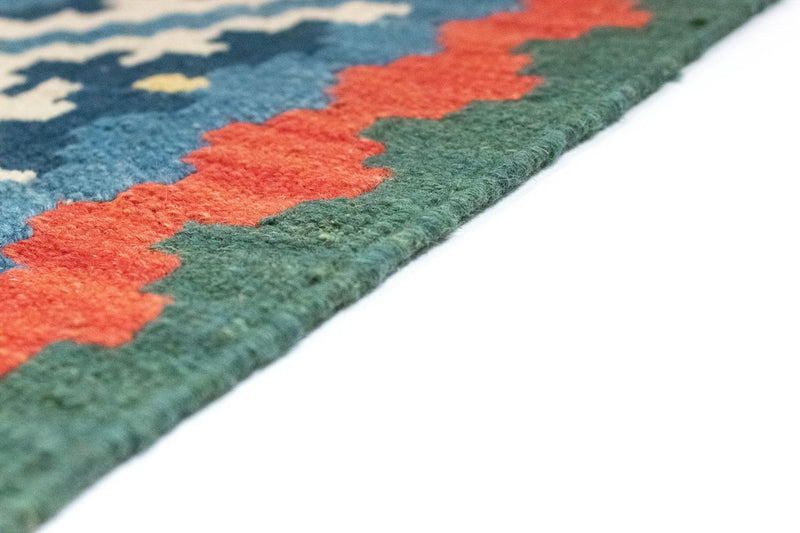 Dywan Kelim - Orientalny - 297 x 207 cm - pomarańczowy