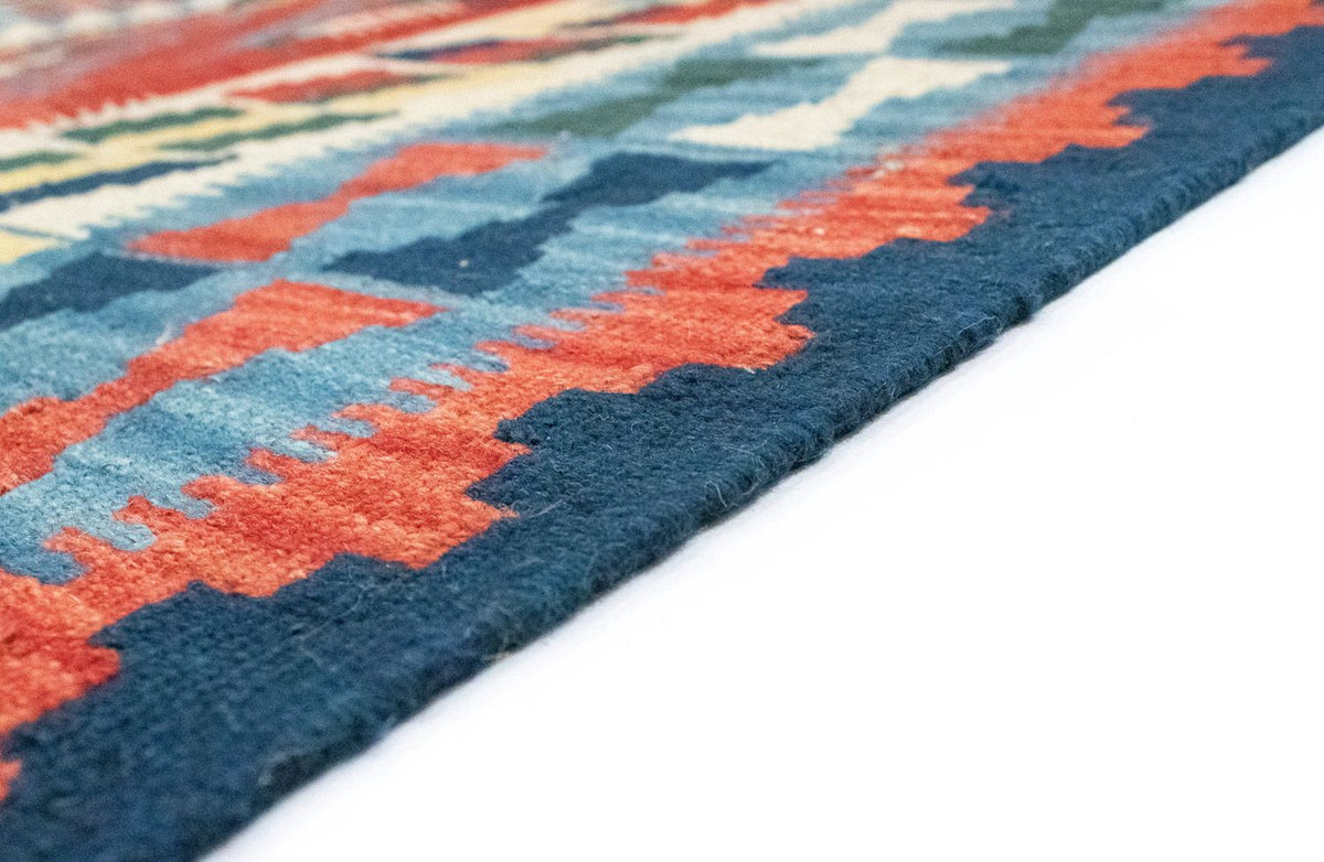 Dywan Kelim - Orientalny - 293 x 205 cm - pomarańczowy