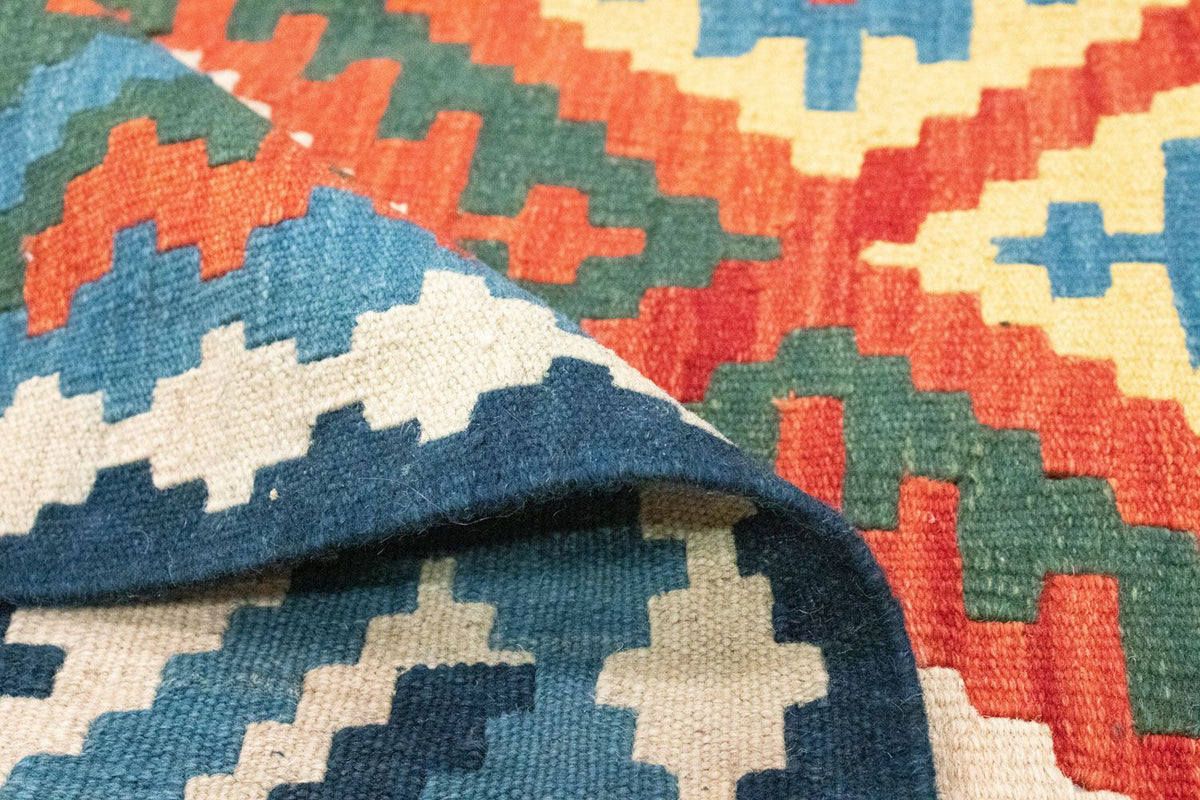 Dywan Kelim - Orientalny - 300 x 204 cm - pomarańczowy