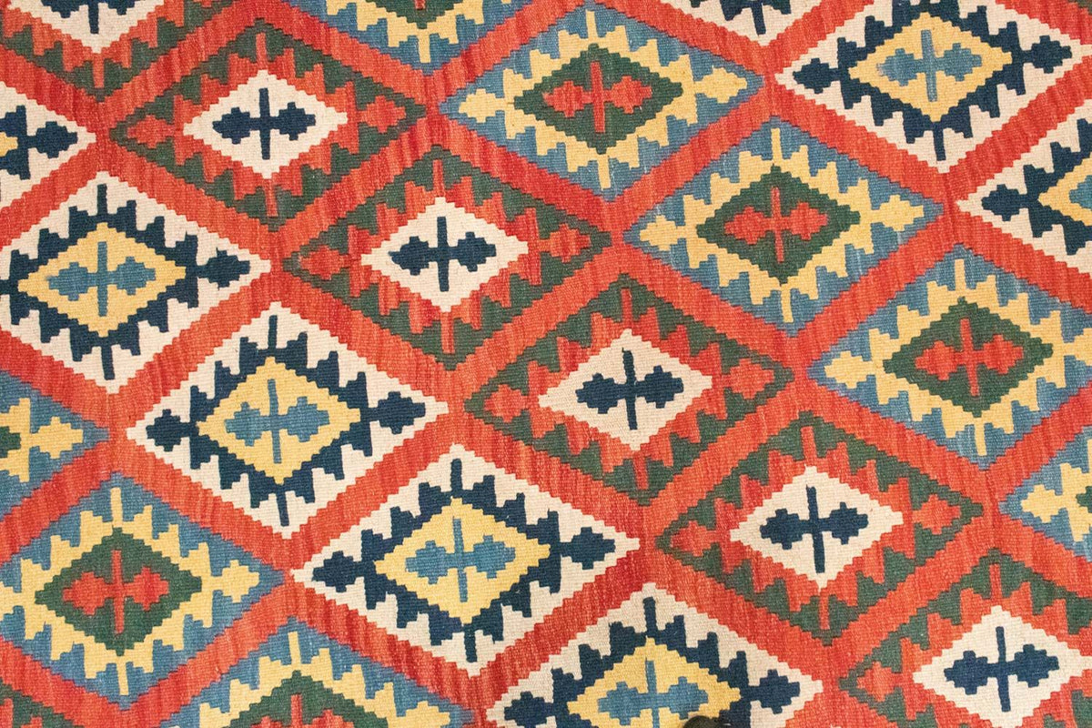 Dywan Kelim - Orientalny - 290 x 211 cm - czerwony