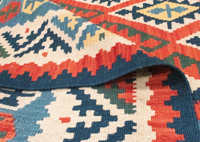 Dywan Kelim - Orientalny - 290 x 211 cm - czerwony