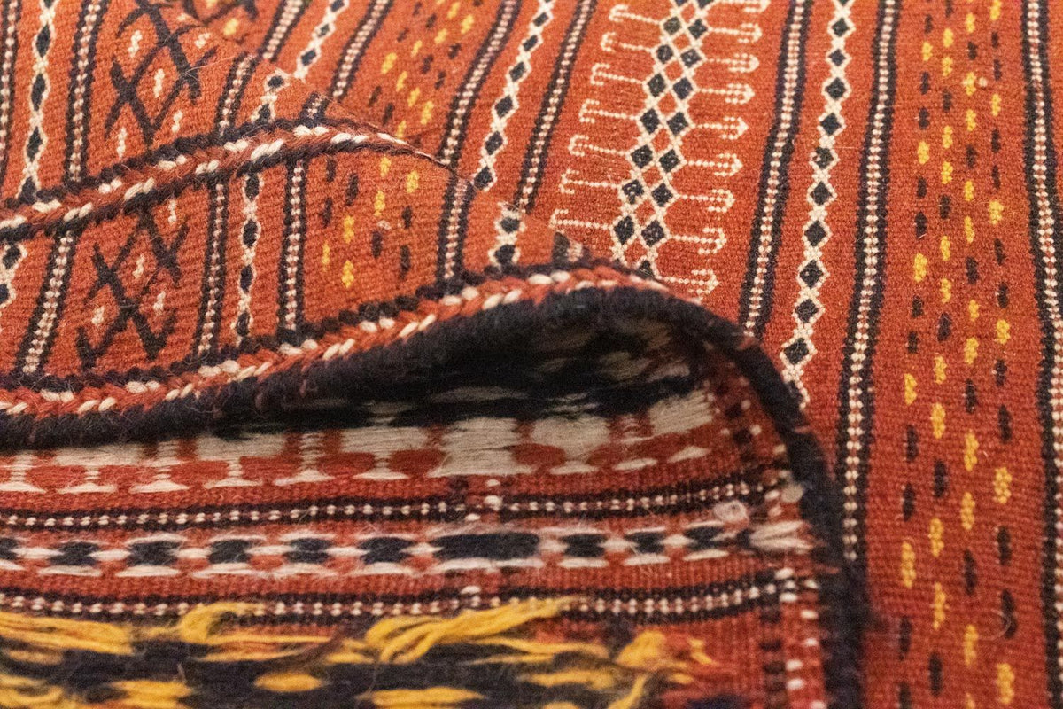 Dywan Kelim - Orientalny - 233 x 166 cm - brązowy