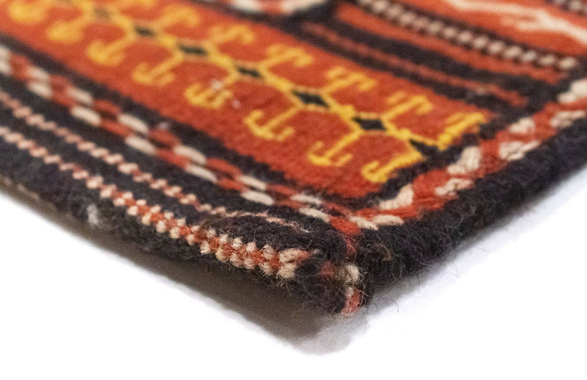 Dywan Kelim - Orientalny - 235 x 165 cm - pomarańczowy