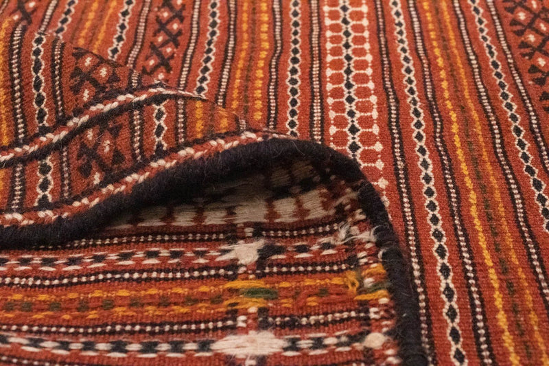 Dywan Kelim - Orientalny - 223 x 166 cm - brązowy