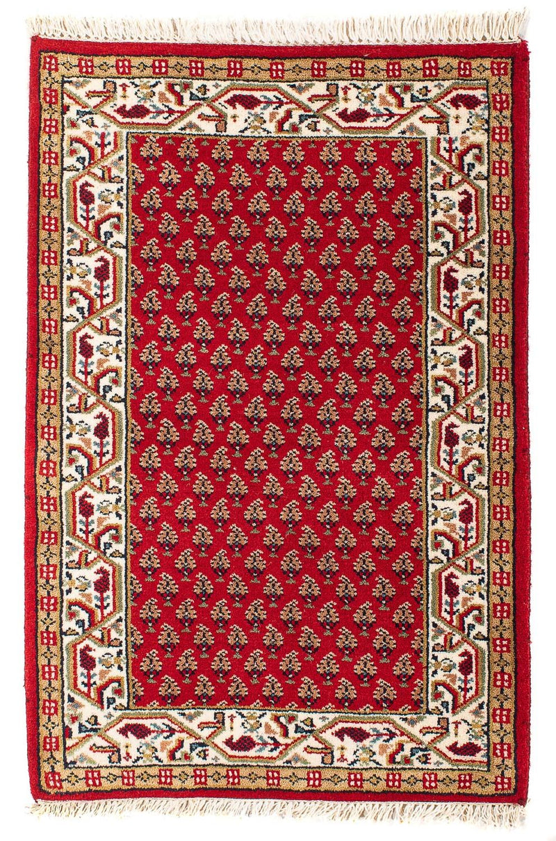Dywan orientalny - Mir - Indus - 90 x 60 cm - ciemna czerwień