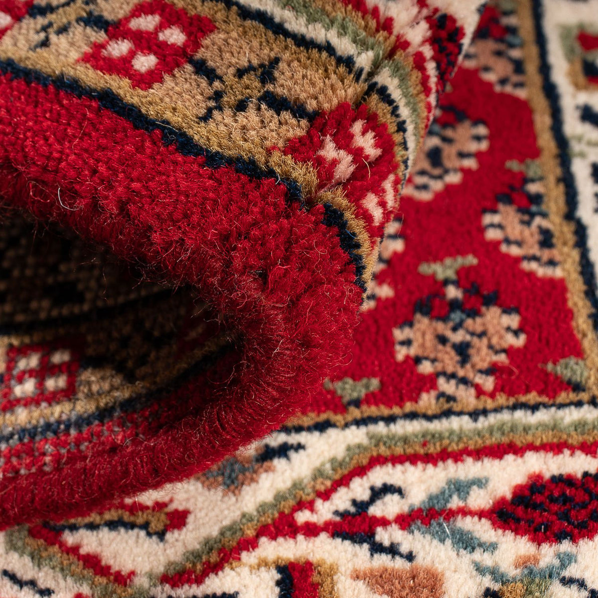 Dywan orientalny - Mir - Indus - 90 x 60 cm - ciemna czerwień