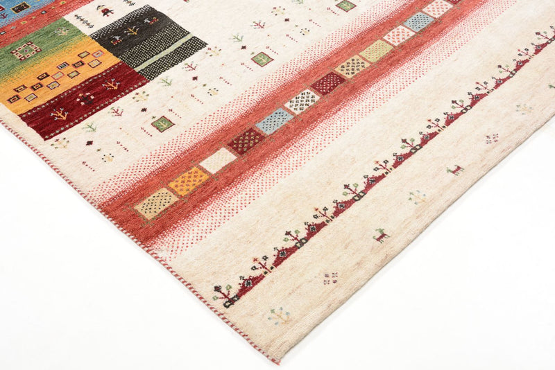 Dywan Gabbeh - Loribaft Indus - 240 x 171 cm - wielokolorowy