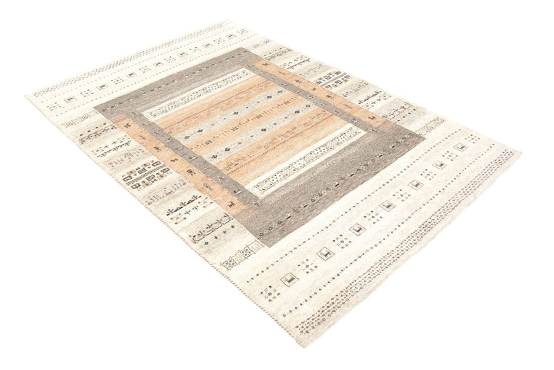 Dywan Gabbeh - Loribaft Indus - 201 x 140 cm - ciemny beż