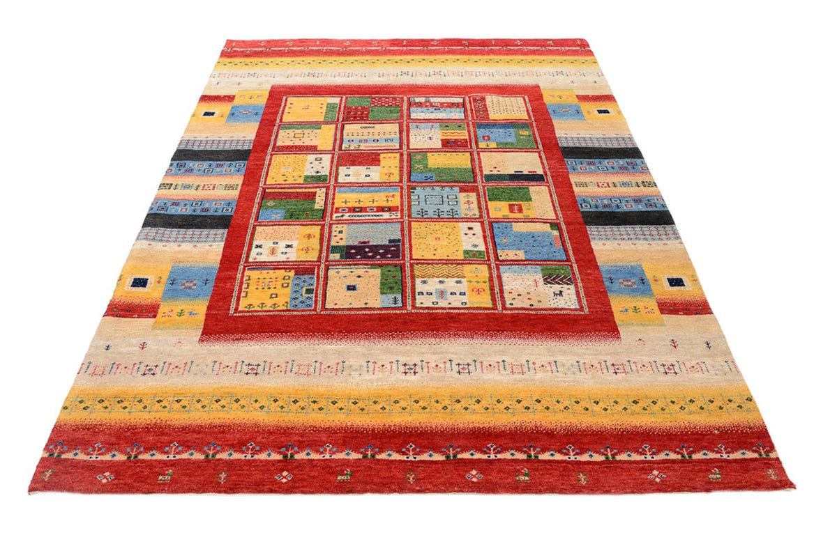 Dywan Gabbeh - Loribaft Indus - 236 x 169 cm - wielokolorowy
