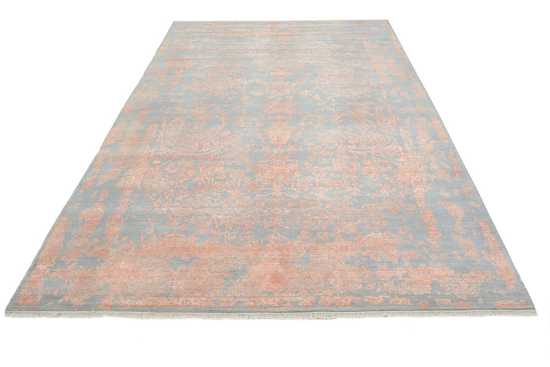 Designerski dywan - 299 x 195 cm - łososiowy