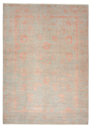 Designerski dywan - 420 x 305 cm - łososiowy