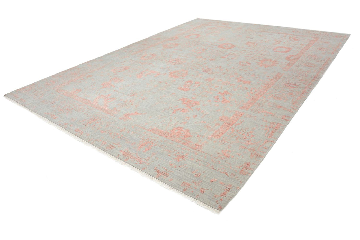 Designerski dywan - 420 x 305 cm - łososiowy