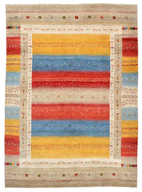 Dywan Gabbeh - Loribaft Indus - 236 x 173 cm - wielokolorowy