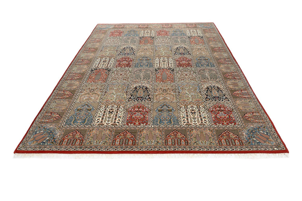 Dywan orientalny - Ghom - Indus - 306 x 211 cm - ciemny beż