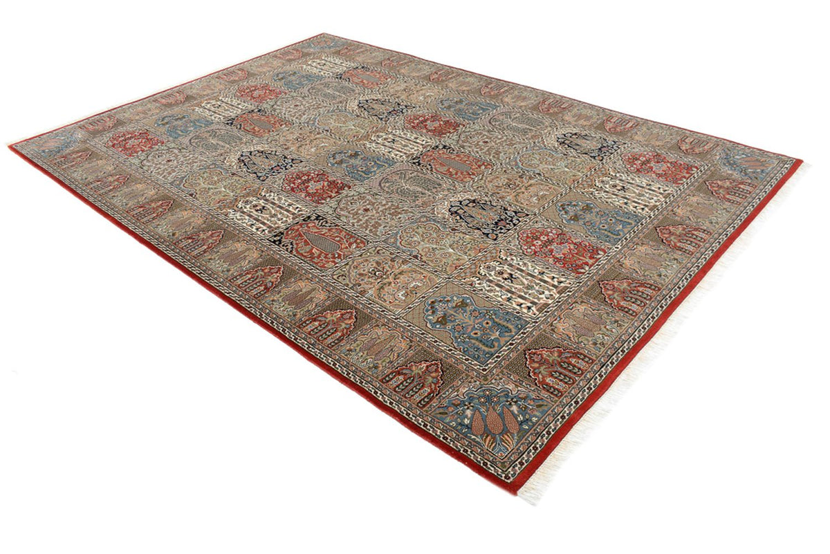 Dywan orientalny - Ghom - Indus - 306 x 211 cm - ciemny beż