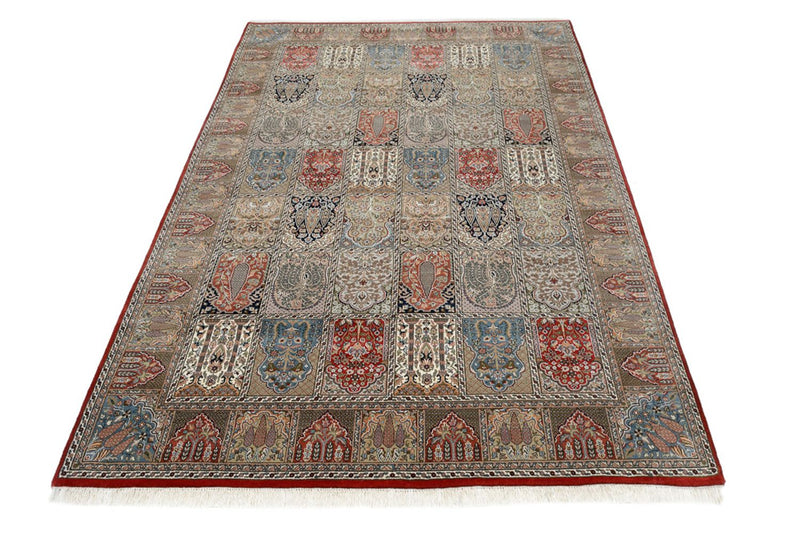Dywan orientalny - Ghom - Indus - 306 x 211 cm - ciemny beż