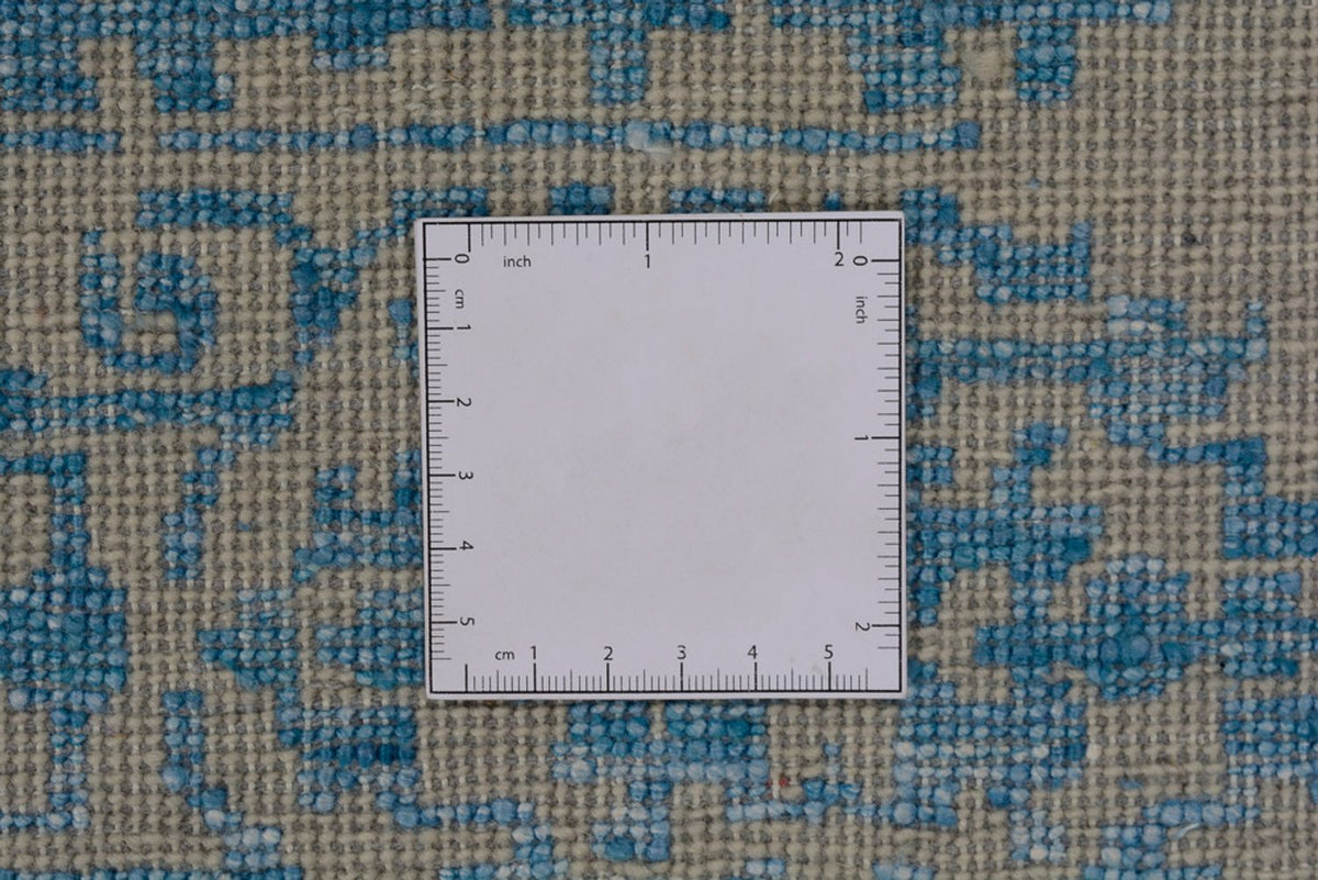 Designerski dywan - 308 x 246 cm - niebieski