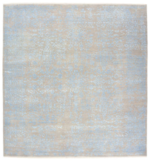 Designerski dywan - 289 x 274 cm - jasnoniebieski