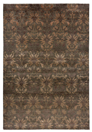 Designerski dywan - 302 x 204 cm - ciemnobrązowy