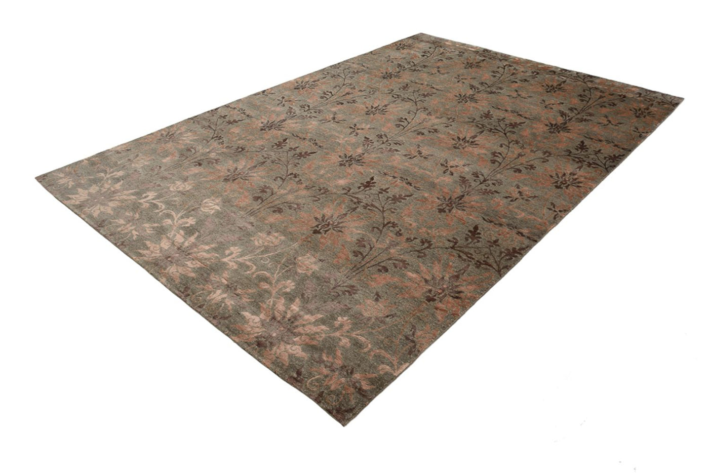 Designerski dywan - 302 x 204 cm - ciemnobrązowy