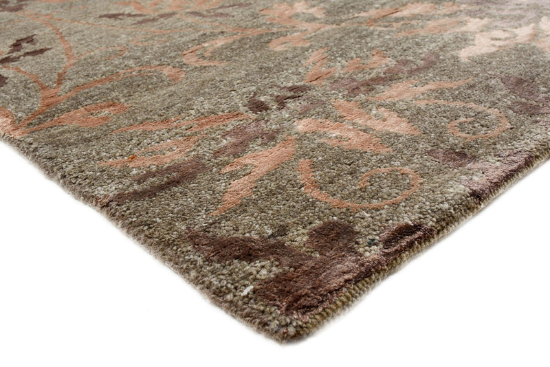 Designerski dywan - 302 x 204 cm - ciemnobrązowy