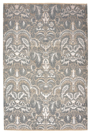 Designerski dywan - 304 x 205 cm - jasnoszary