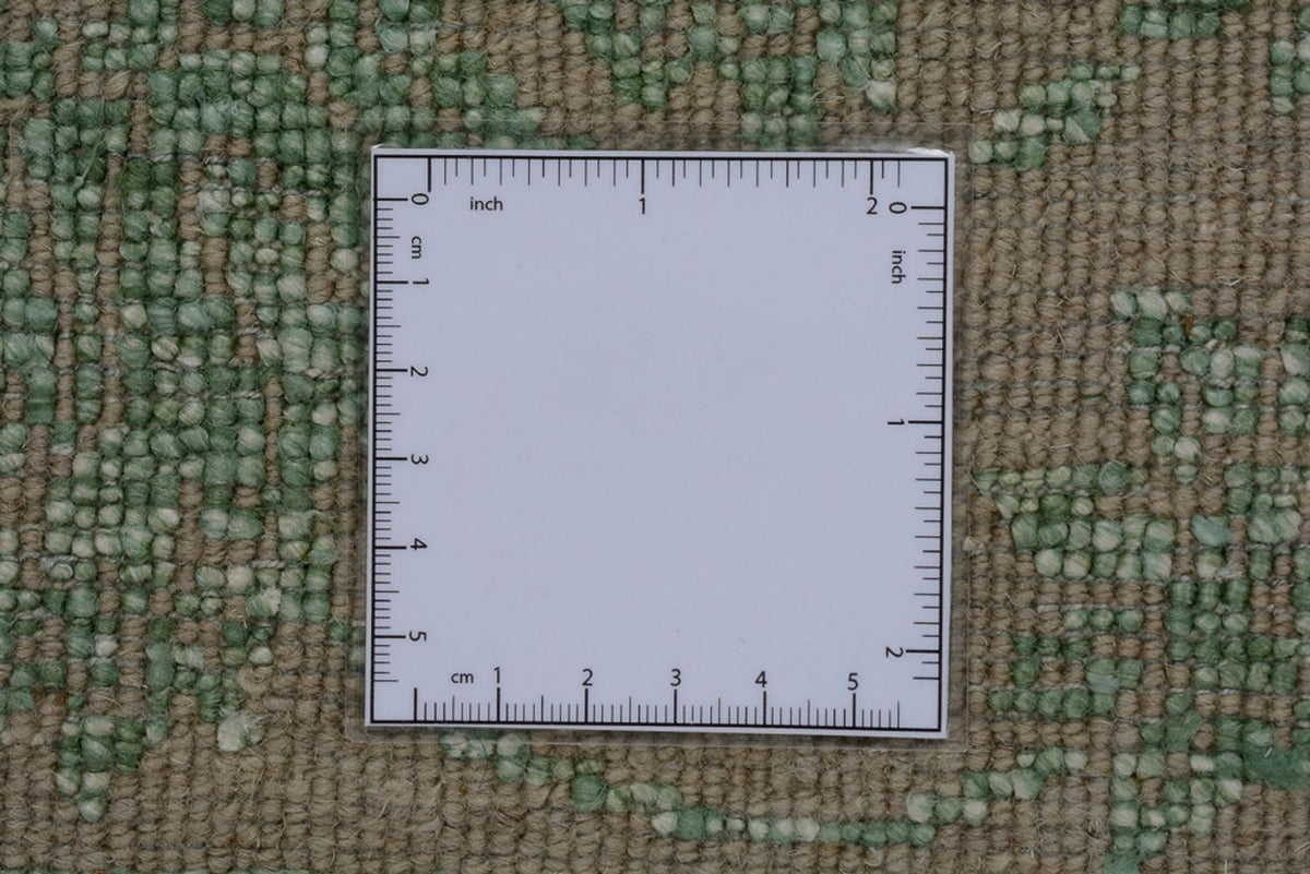 Designerski dywan - 326 x 248 cm - oliwkowa zieleń