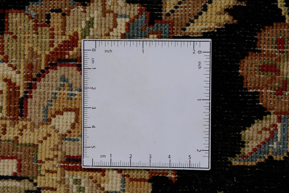 Dywan orientalny - Tabriz - 304 x 236 cm - ciemnoniebieski