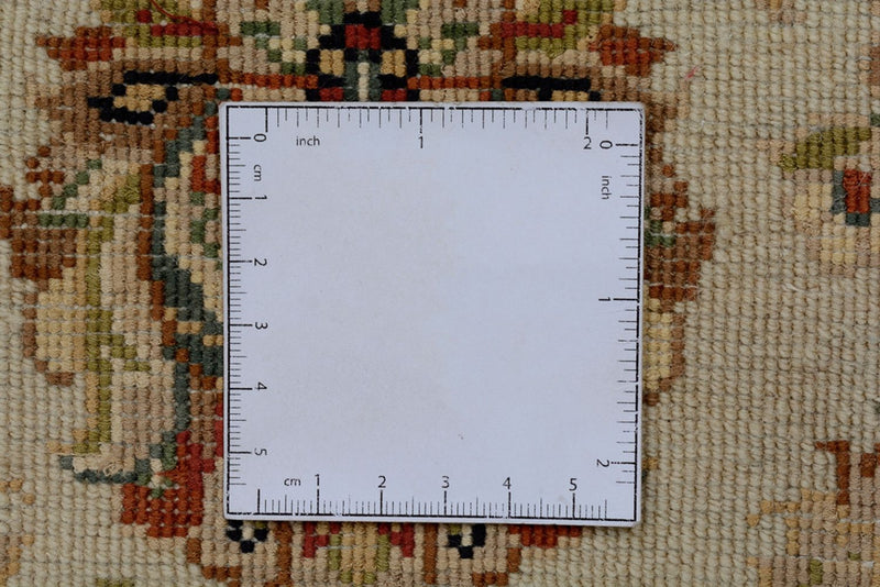 Dywan orientalny - Tabriz - 214 x 155 cm - ciemnoniebieski