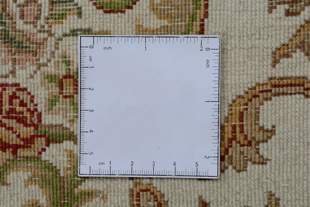 Dywan orientalny - Tabriz - 304 x 209 cm - kremowy